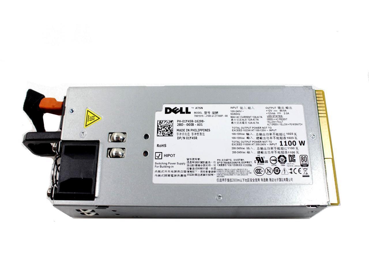 Dell 0TCVRR GVHPX | 9PG9X  80+ 1100 Watt Server Power Supply TESTED GOOD