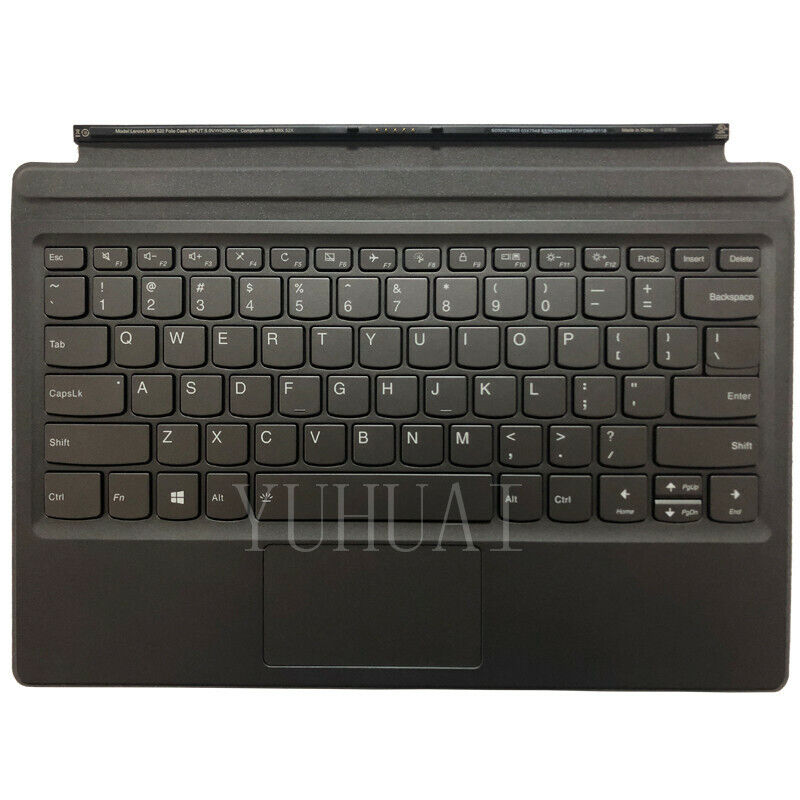 FOR Lenovo MIIX 520 Folio case  MIIX 52X Tablet Dock keyboard US backlit 03X7548