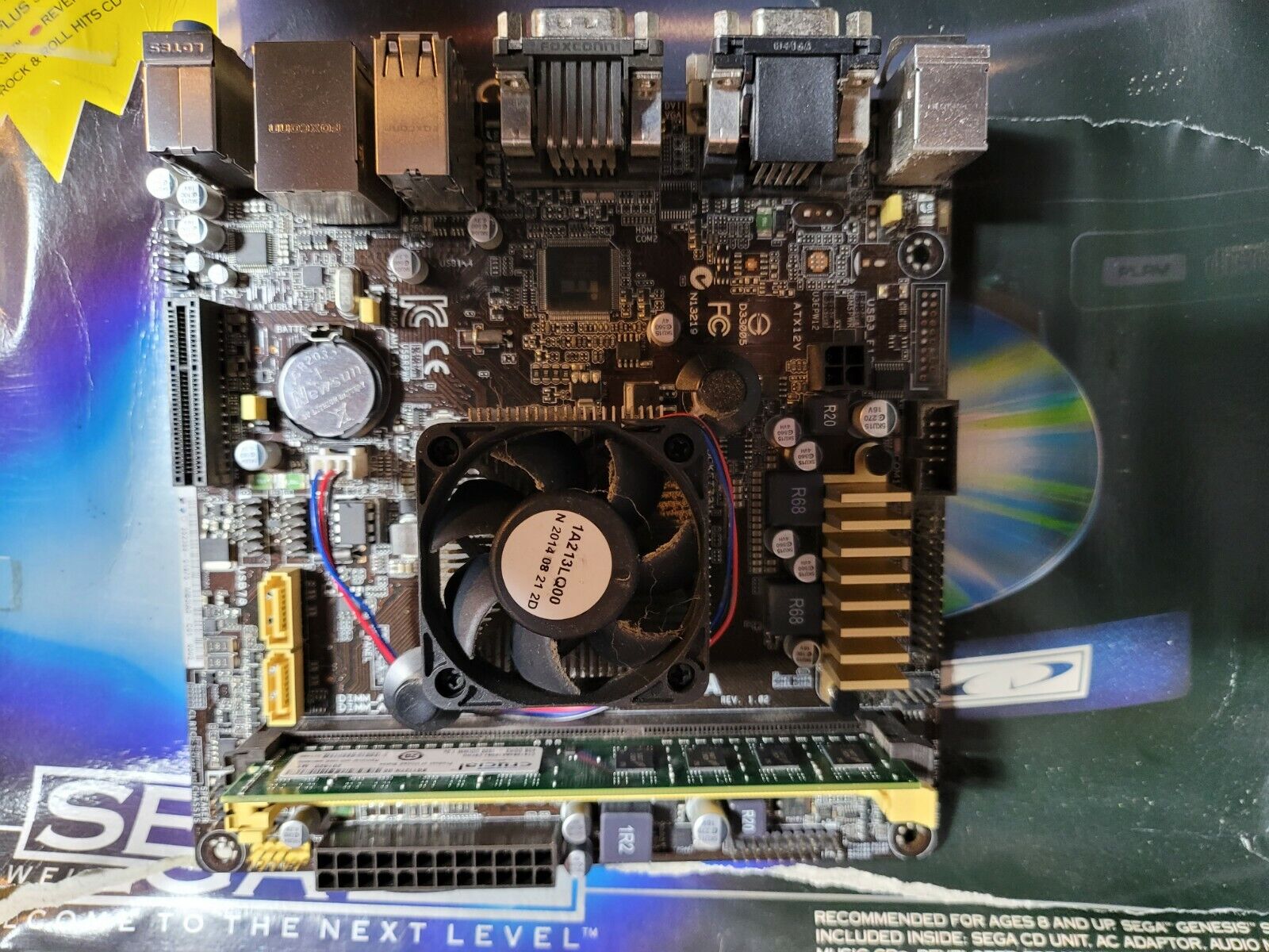 Asus AM1I-A motherboard Combo Mini-ITX AMD AM1 5350 4gb DDR3