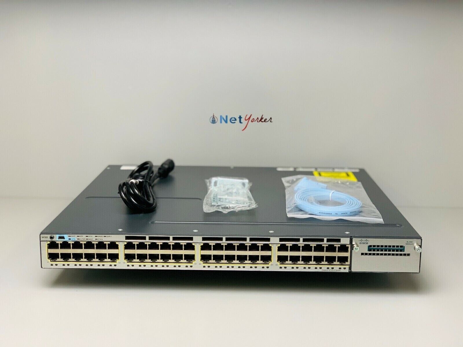 Cisco WS-C3750X-48T-S 48 Port 3750X Gigabit Switch - Same Day Shipping