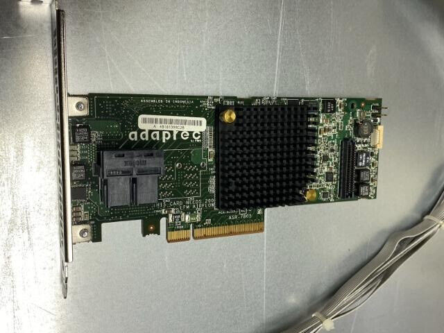 Adaptec ASR-7805 1G 6GBs SAS PCIe RAID Controller with 2 cable sets