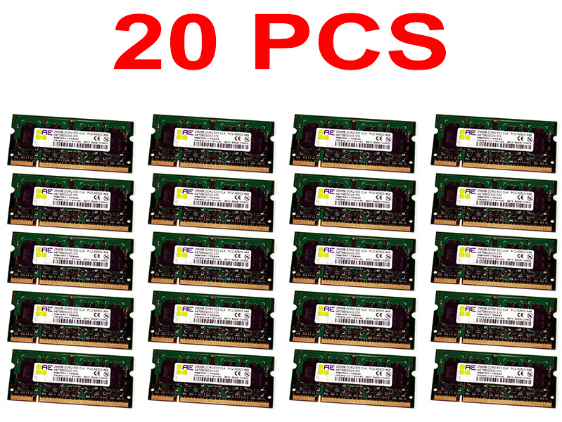 20X Aeneon 256MB SODIMM PC2-4200 DDR2-533MHz Laptop Memory RAM AET560SD00-370