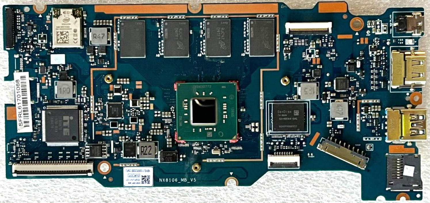 Acer Spin SP111-33 mainboard w/Intel N4000 CPU 4GB RAM 64GB SSD NB.H0U11.006