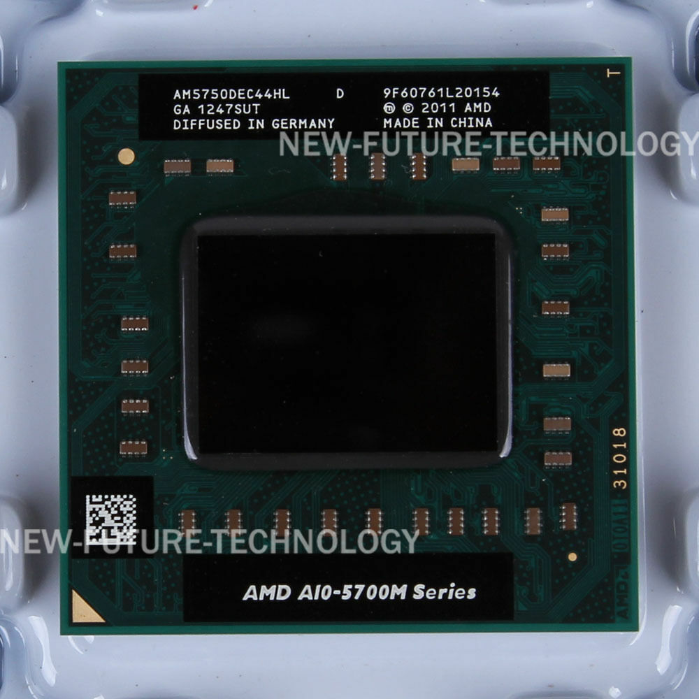  AMD A10-Series A10-5750M 2.5 GHz Quad-Core Socket FS1 CPU Processor