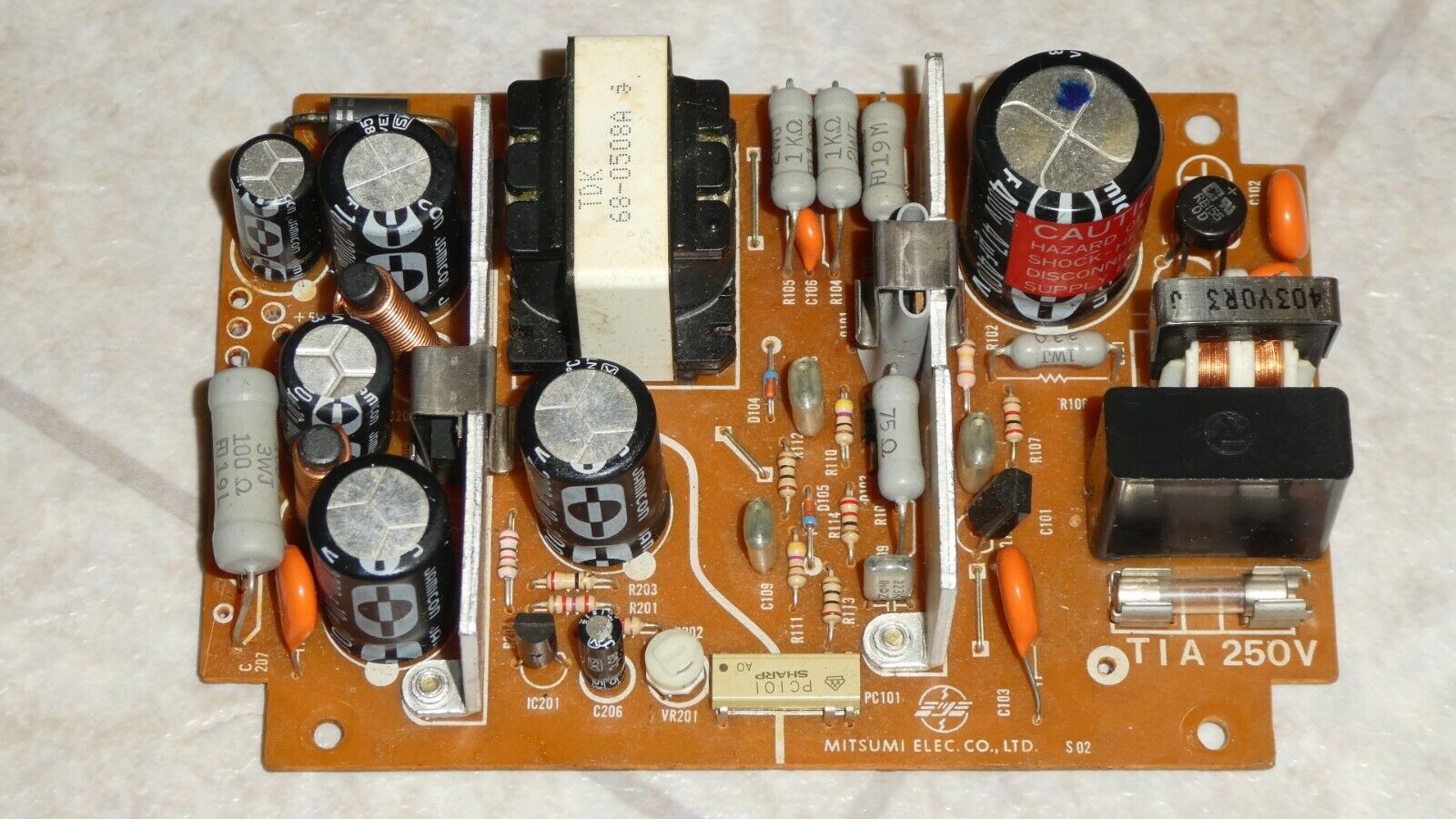 Atari 520 1040 ST STF STFM STE internal power supply PSU 220/240V UK Europe 