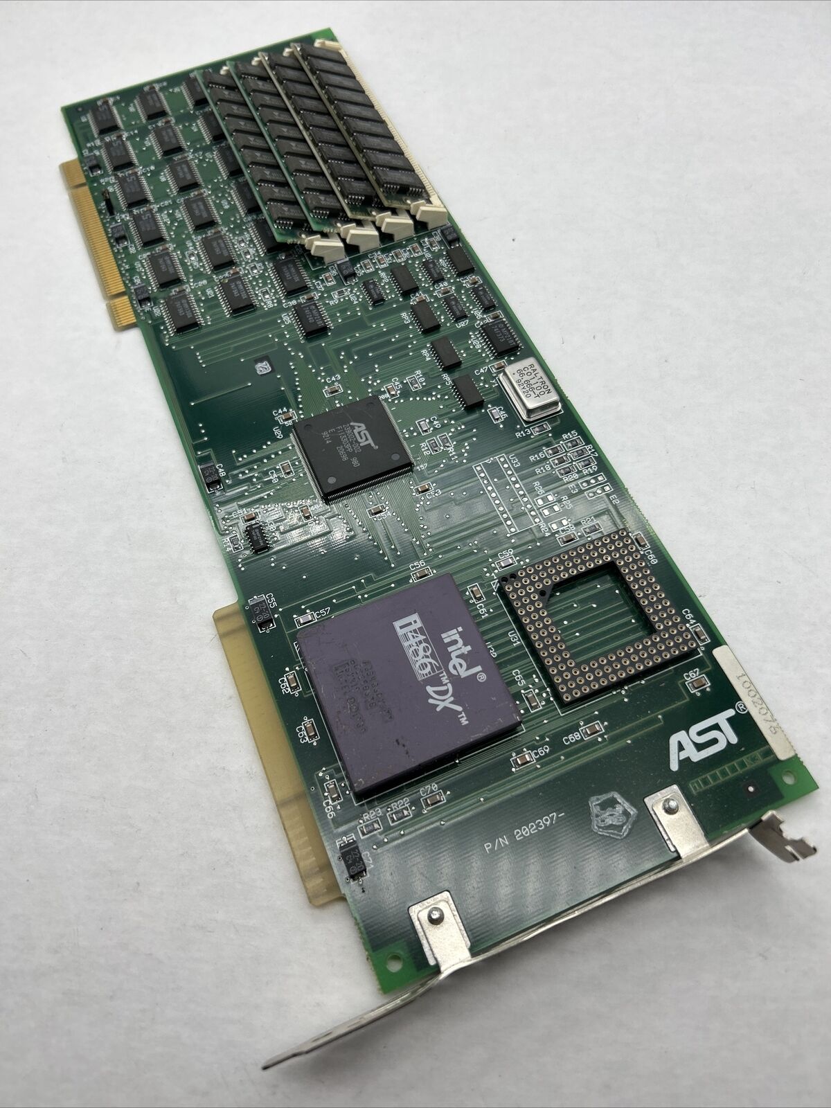 AST Intel 486 DX 33 mhz CPU Card 16MB Ram AST RESEARCH # 202397 ( 4x 4mb ) 64pin