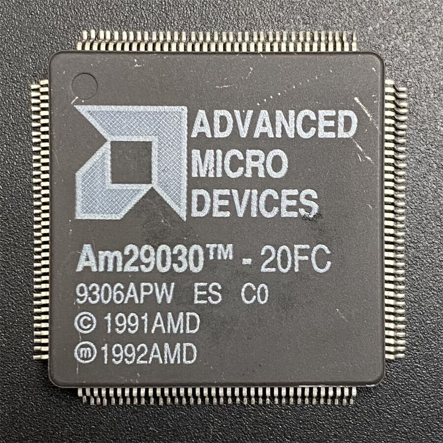 AMD AM29030-20FC ES CPU Eng Sample 32bit RISC Processor 20MHz QFP 29030 RARE