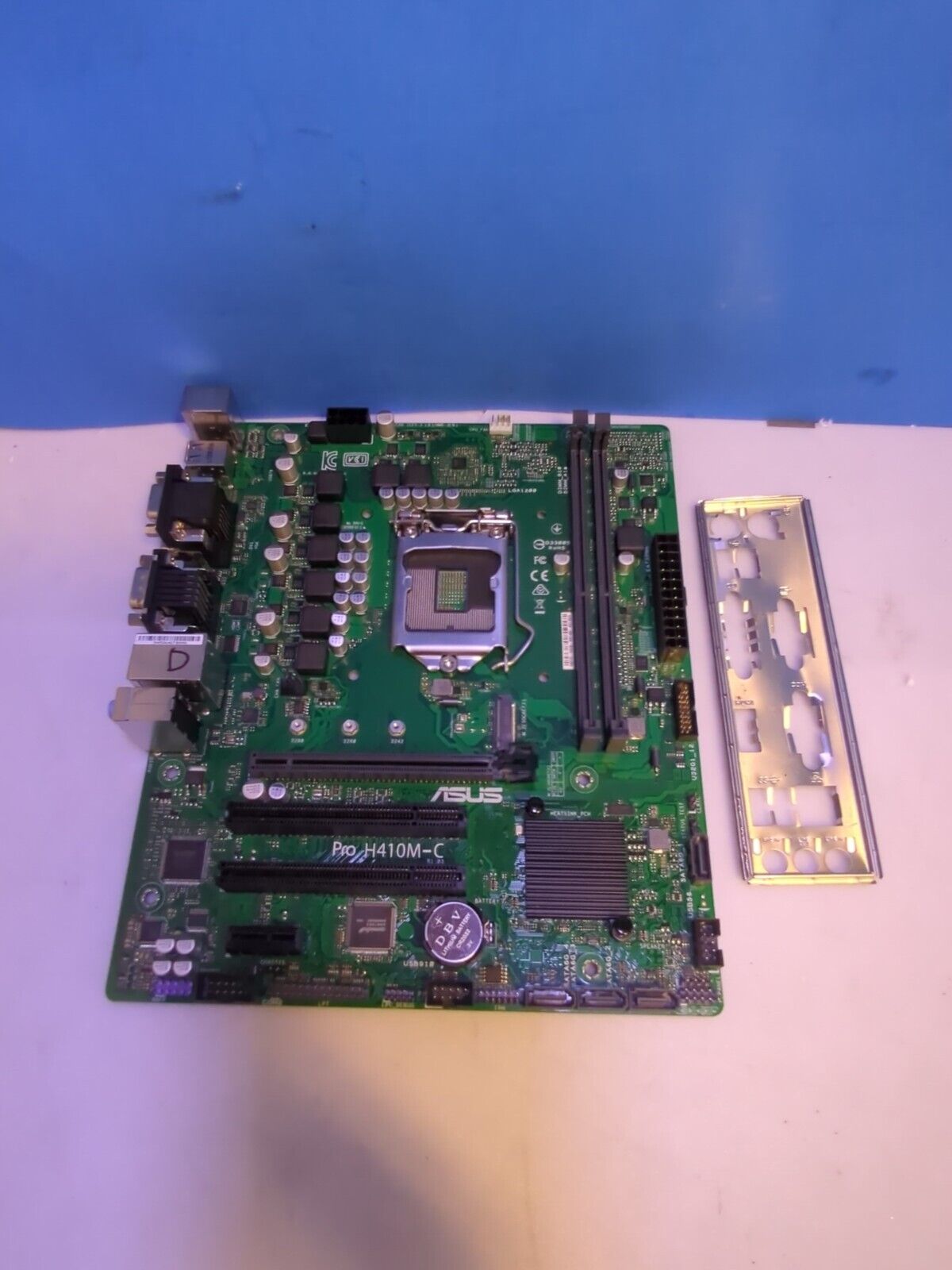 ASUS PRO H410M-C2 LGA1200 DDR4 HDMI MicroATX Motherboard -