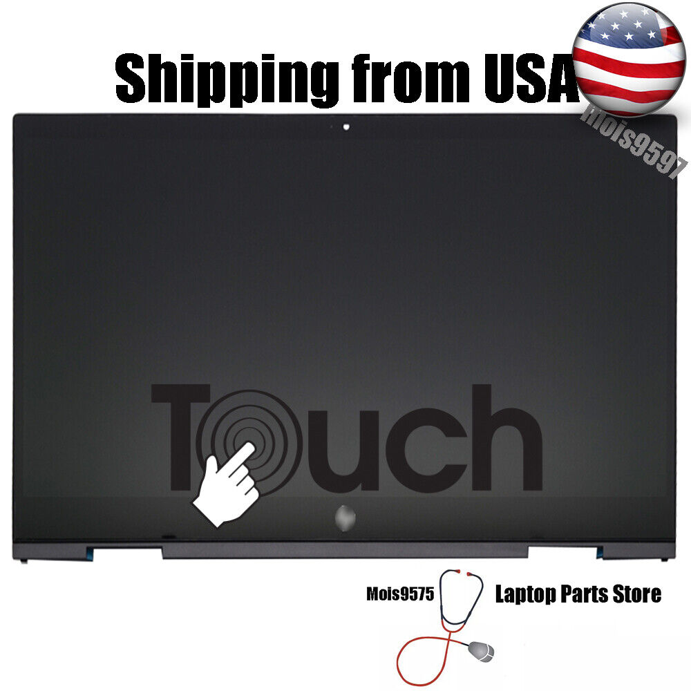 LCD Display Touch w/ Bezel For HP ENVY x360 15-cp0053cl 15m-cp0011dx screen lcd