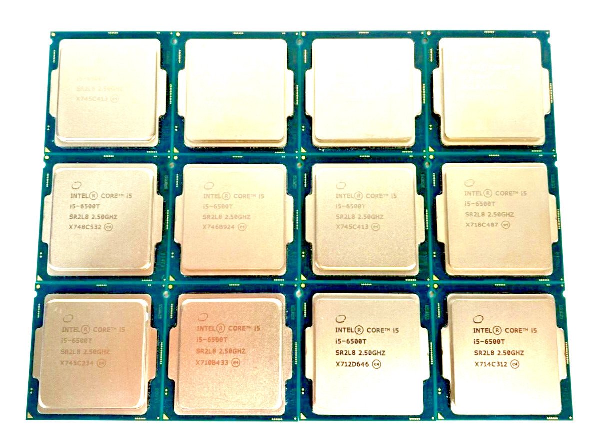 (Lot of 12) Intel Core i5-6500T SR2L8 2.50GHz 6MB Cache 8 GT/s CPU Processors