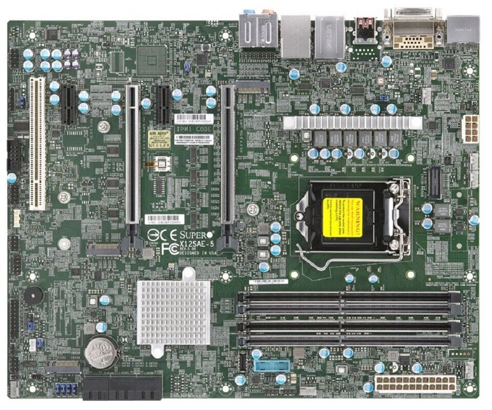 SUPERMICRO (MBD-X12SAE-5-O) ATX Server Motherboard LGA 1200 Intel W580 4x DDR4