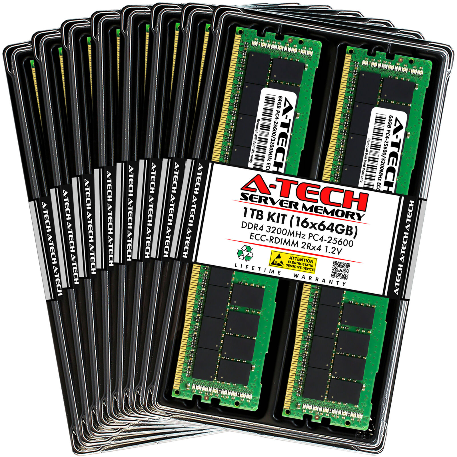1TB 16x 64GB PC4-3200 RDIMM Supermicro 2124GQ-NART+ 4124GS-TNR+ Memory RAM