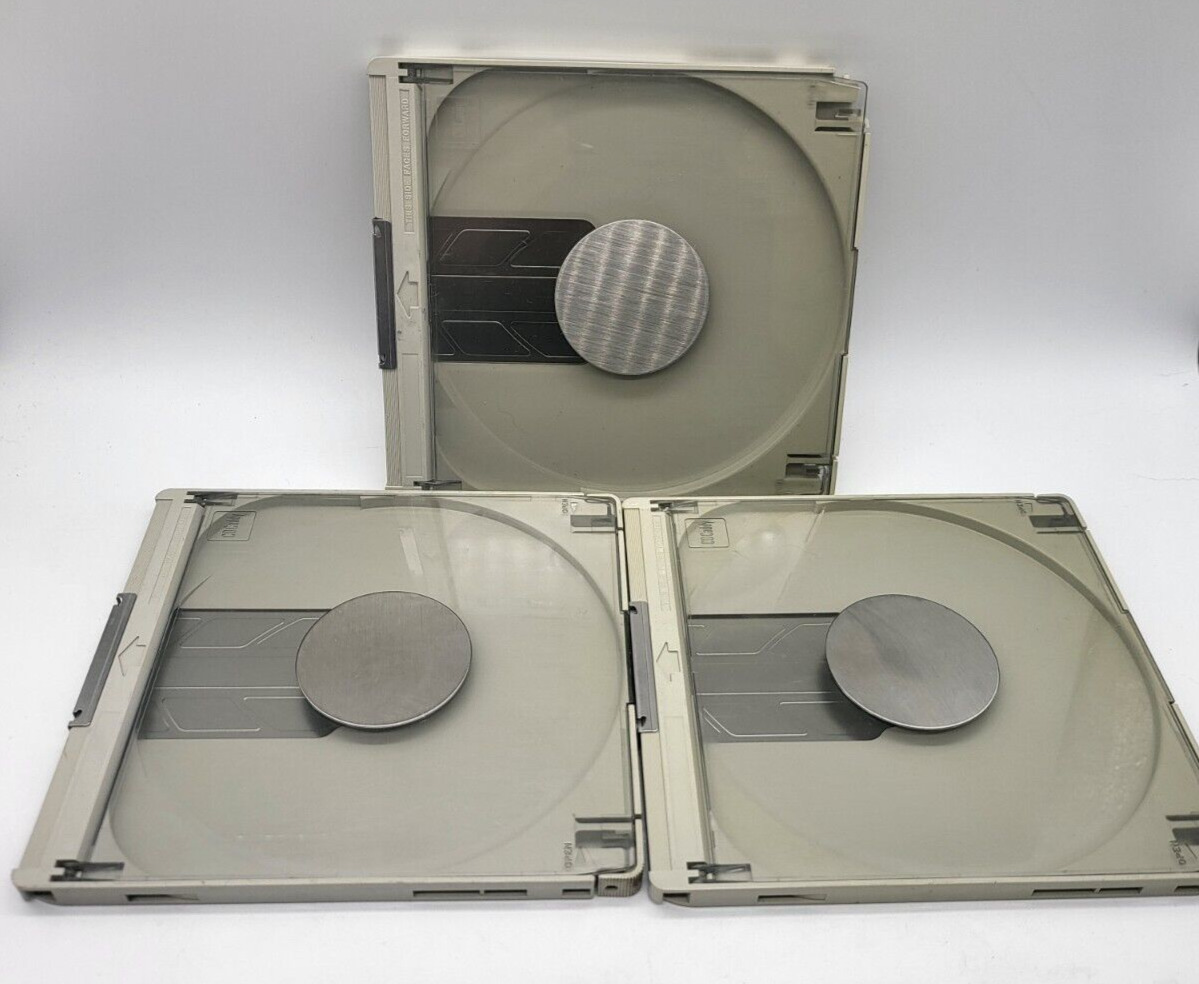 CD ROM Cartridge Drive Caddy Vintage Apple Holder Case Load Tray (3PK BUNDLE)