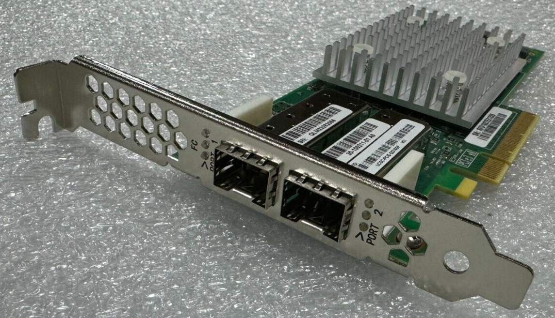 Cisco UCSC-PCIE-QD16GF PCIe 2-Port FC 16GB HBA QLE2692-CSC V01 30-100211-01 A0