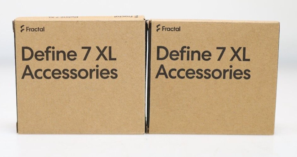 Lot 2x New Genuine Sealed Fractal Design Define 7 XL Accessories Kit
