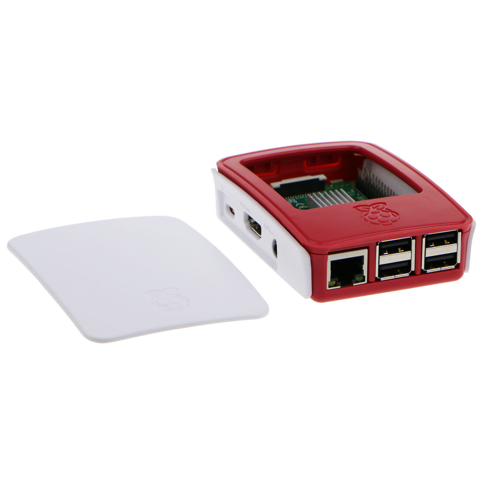 Raspberry Pi 3 Model B case, OFFICIAL WHITE & RED ***FREE SHIPPING*** USA****