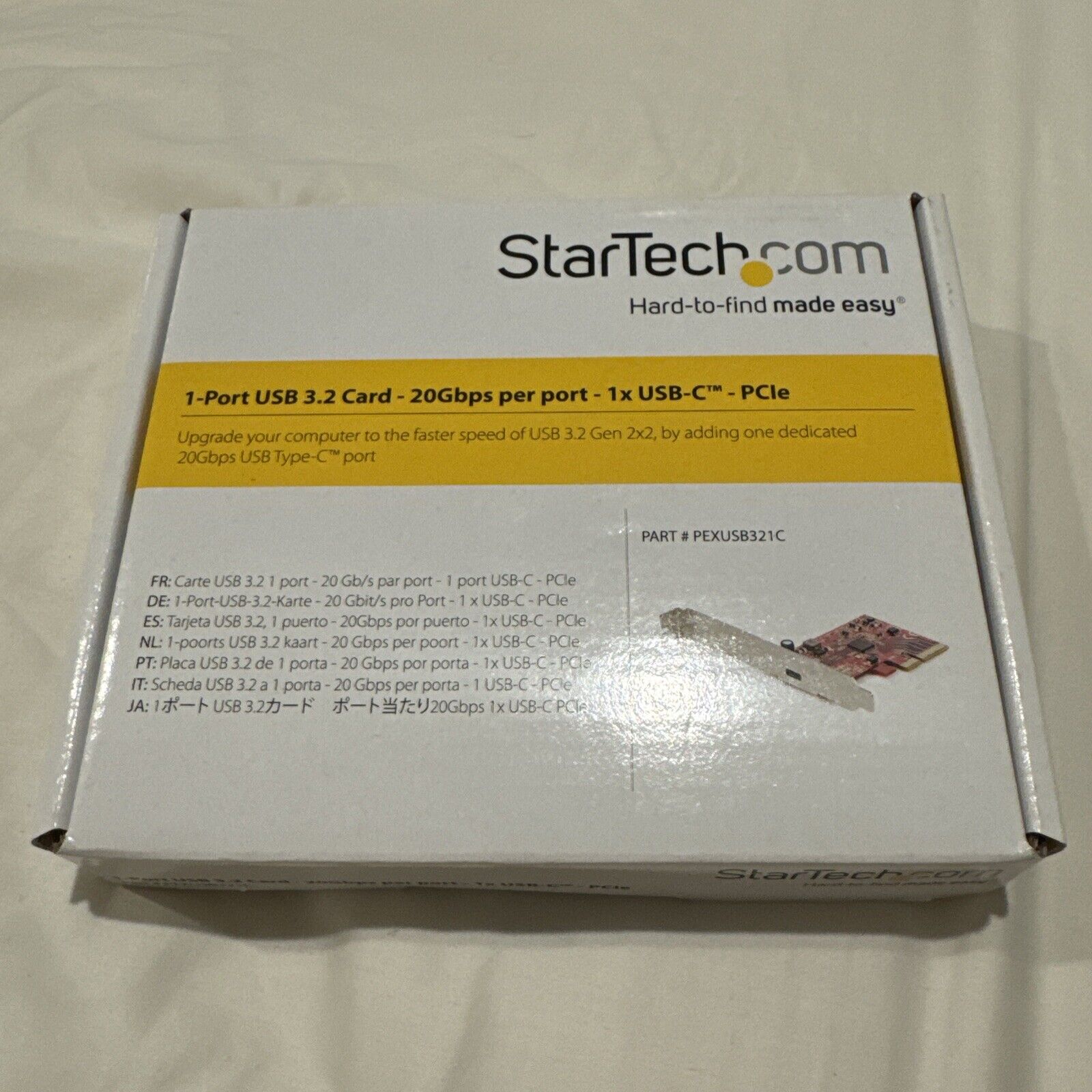 StarTech USB 3.2 Gen 2x2 PCIe 3.0 x4 PCIe Card PEXUSB321C