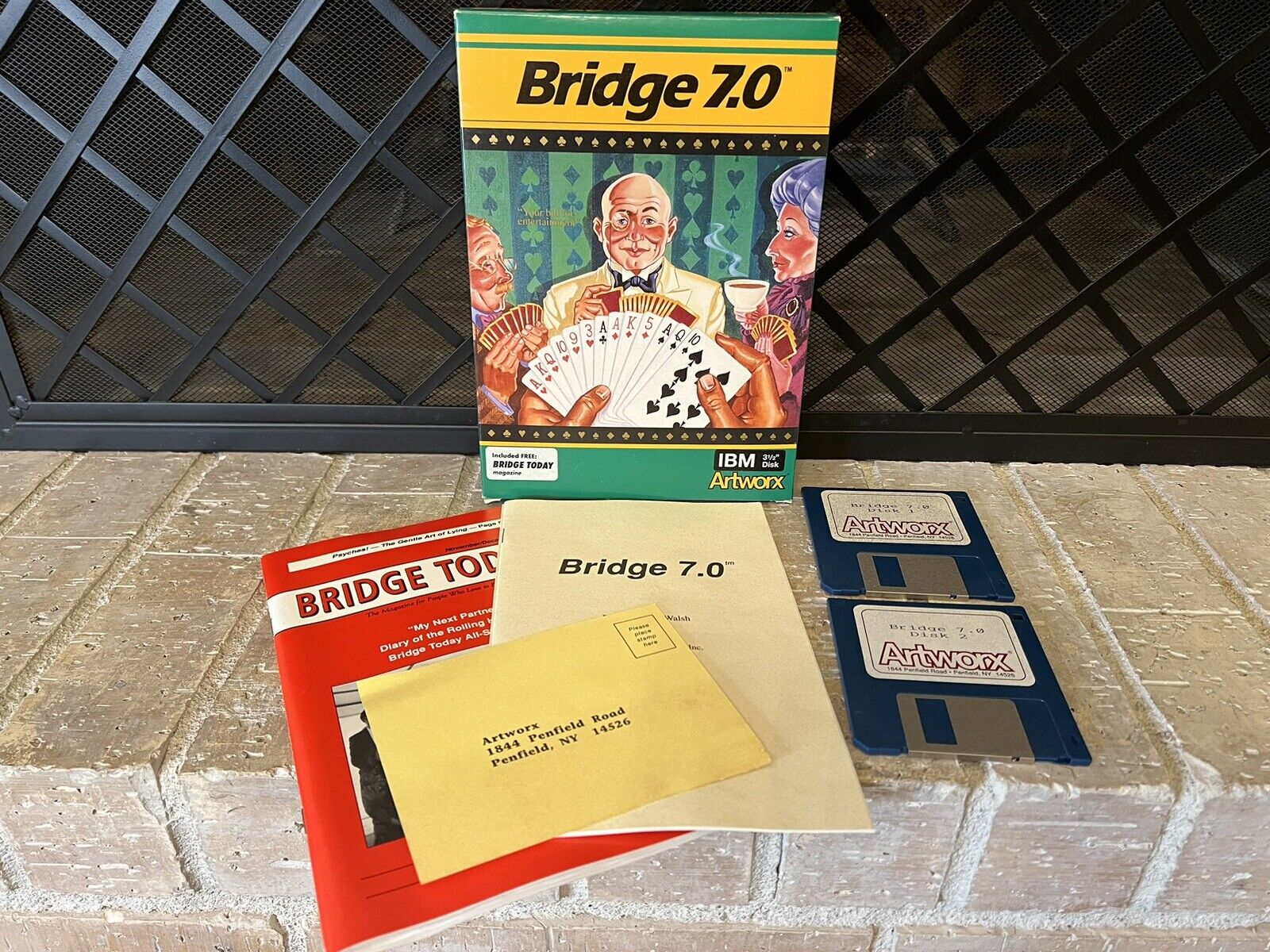 Vintage NOS Artworx IBM “BRIDGE 7.0” PC Retro Game Complete NIB