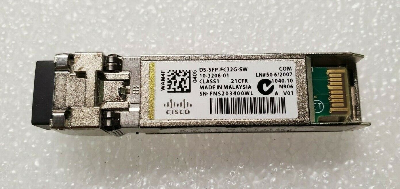 Genuine Cisco DS-SFP-FC32G-SW 10-3206-01 32 Gbps FC Transceiver