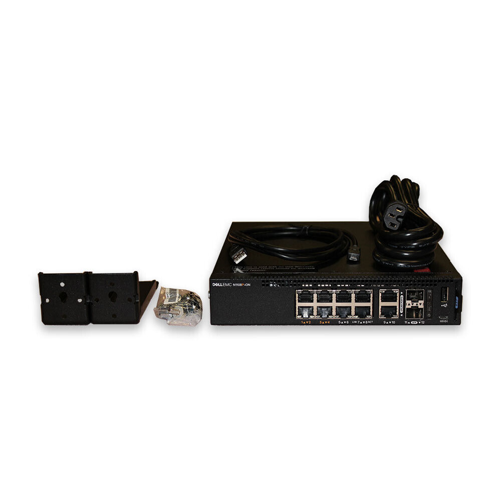 Dell Networking N1108P-ON 8P 1GbE 75W PoE+ 2P SFP Switch