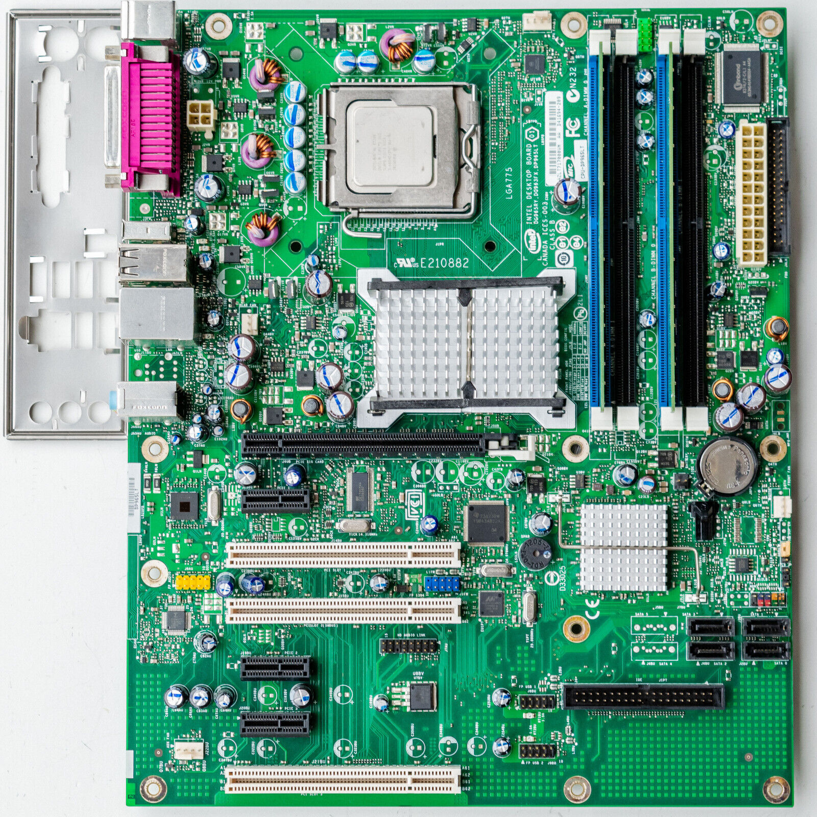 Intel DP965LT D41694-209 LGA775 Motherboard ATX DDR2 UPDATED BIOS 45nm E7300