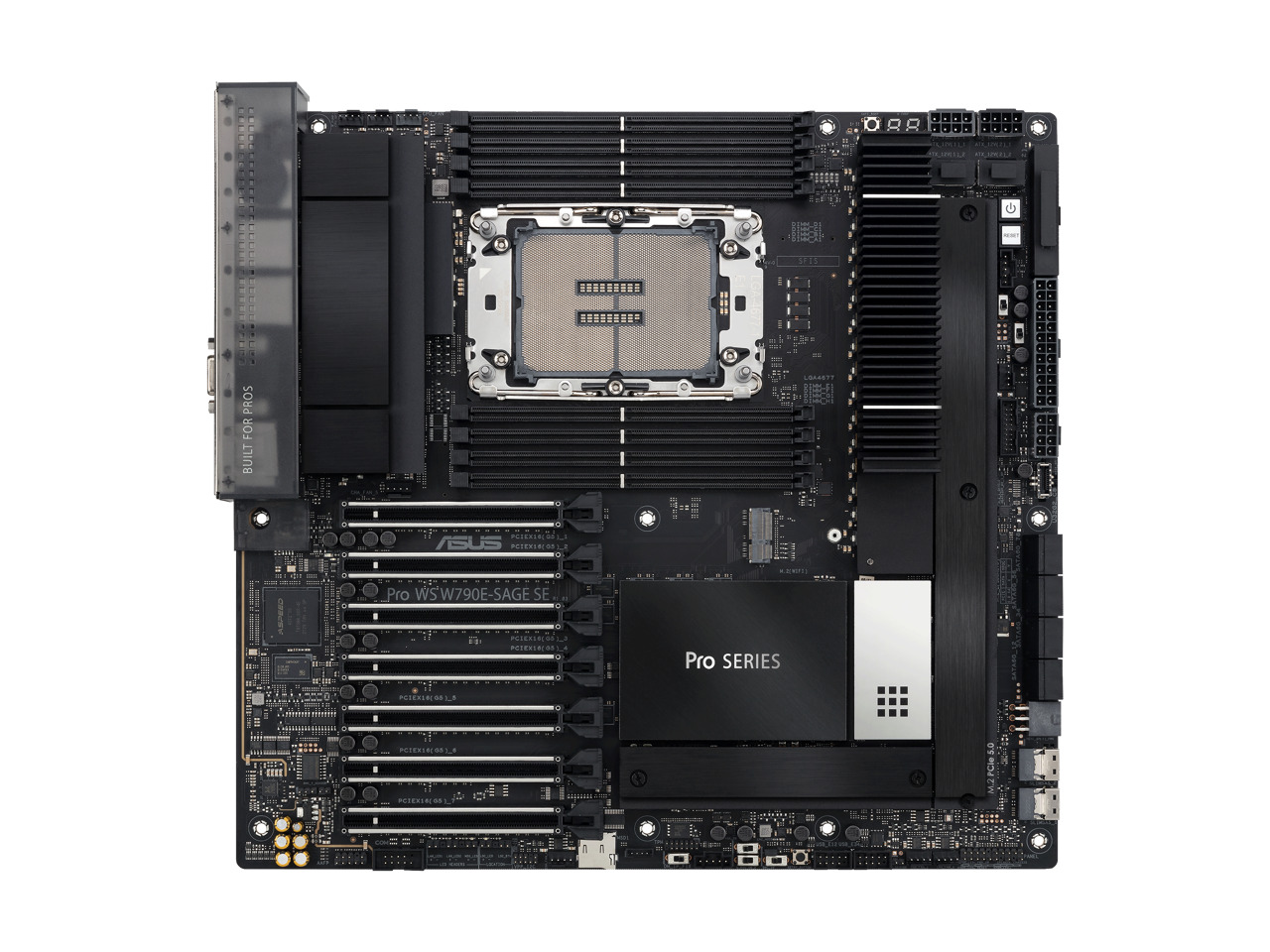 ASUS Pro WS W790 SAGE SE Intel W790 (LGA 4677) CEB, PCIe 5.0,7 PCIe 5.0 x16 slot