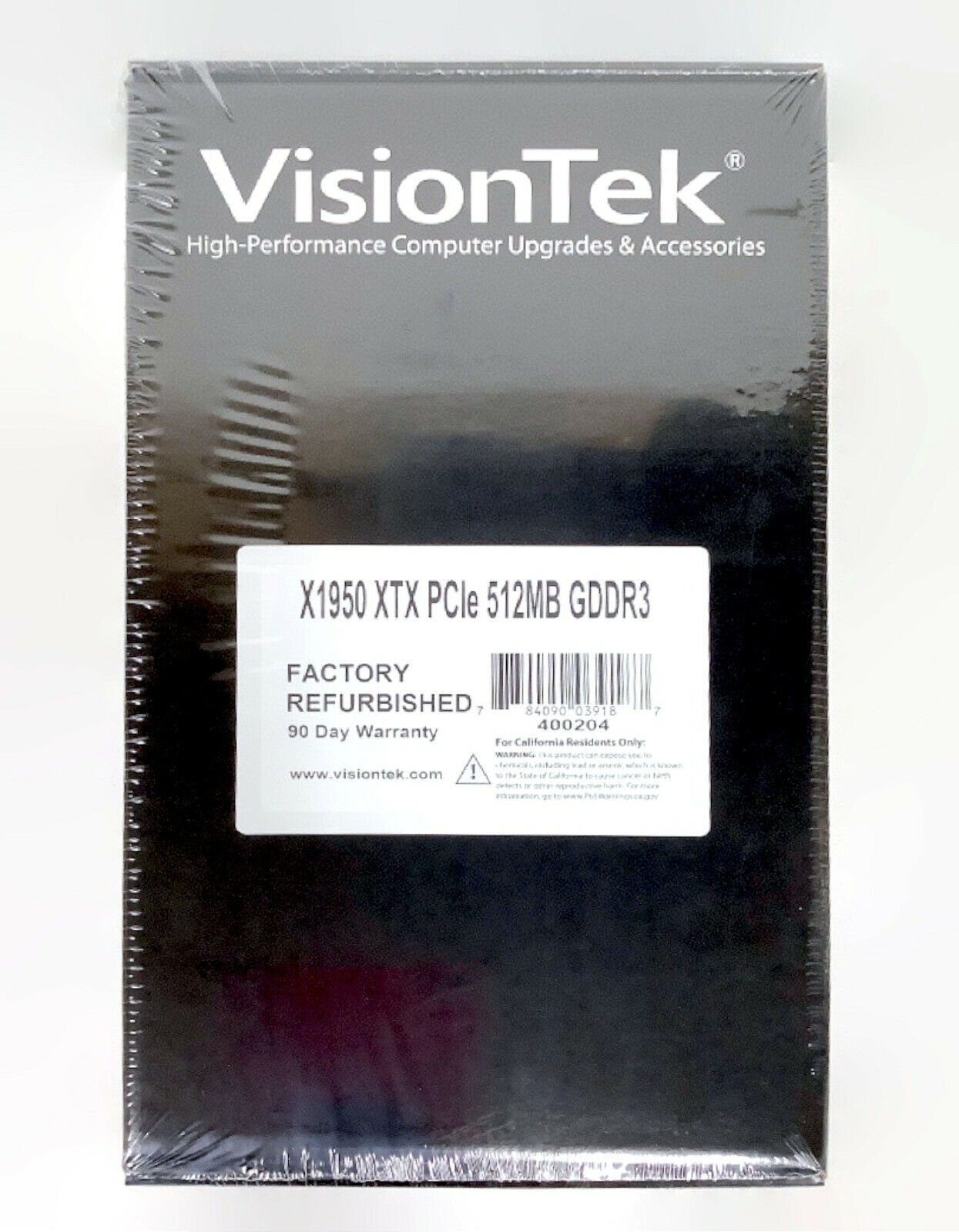VisionTek 400204 ATI Radeon X1950 XTX PCIe 512MB GDDR3 VGA Video Graphics Card