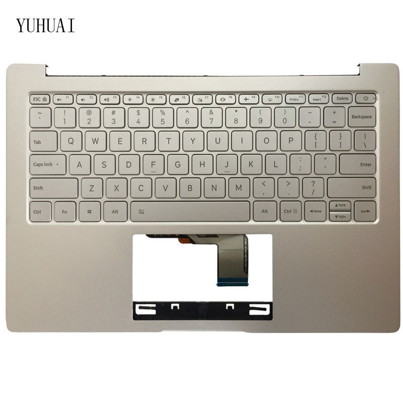 NEW For Xiaomi Air 13.3 inch US Backlit Sliver Keyboard Palmrest Case Cover