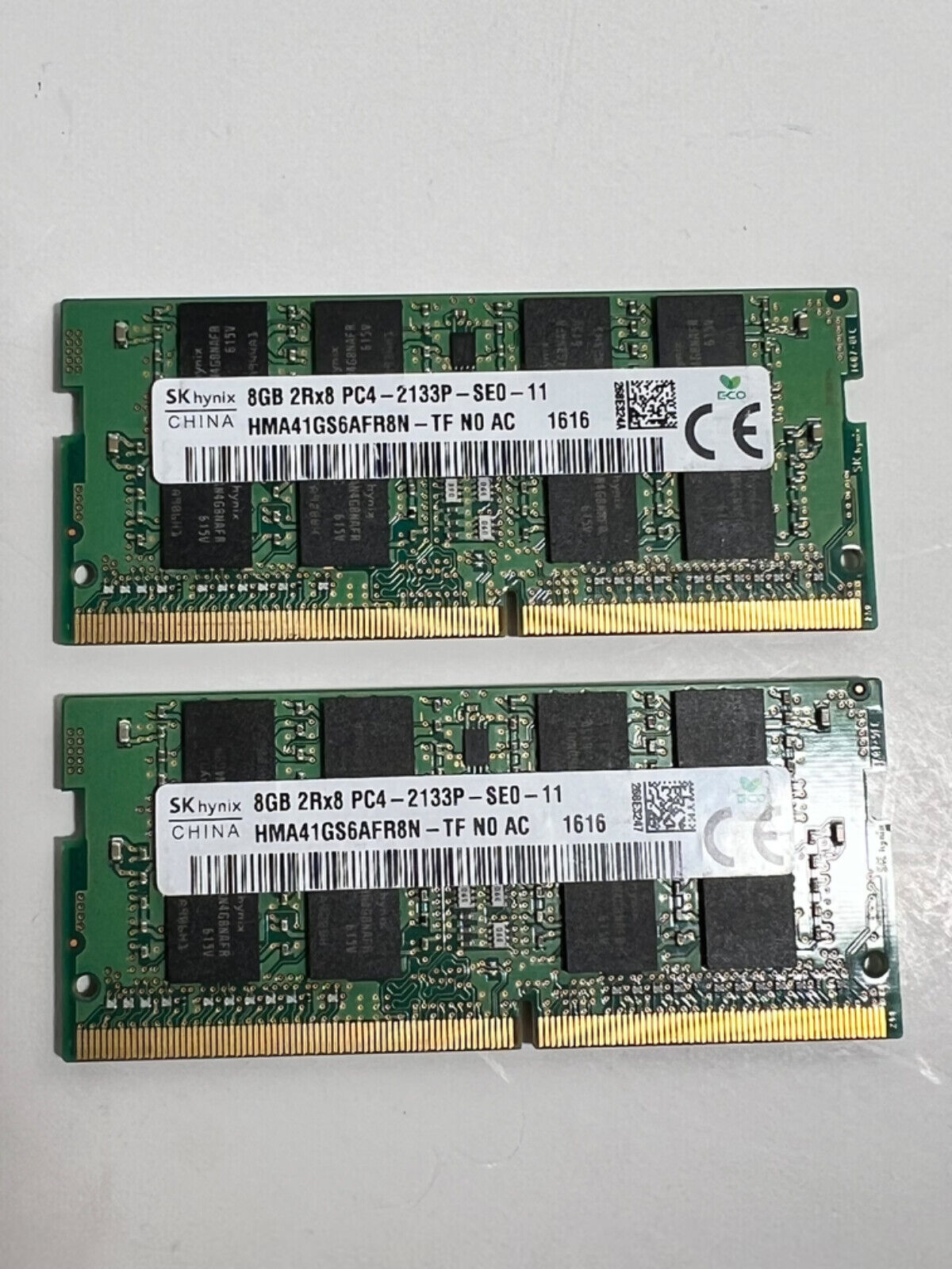 SK Hynix 16GB (2 x 8GB) 2Rx8 PC4-2133P DDR4 SODIMM Laptop Memory RAM ~ HVD