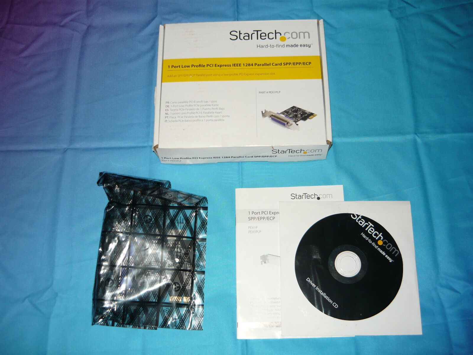 New StarTech PEX1PLP Low Profile PCI Express IEEE 1284 Parallel Card Open Box