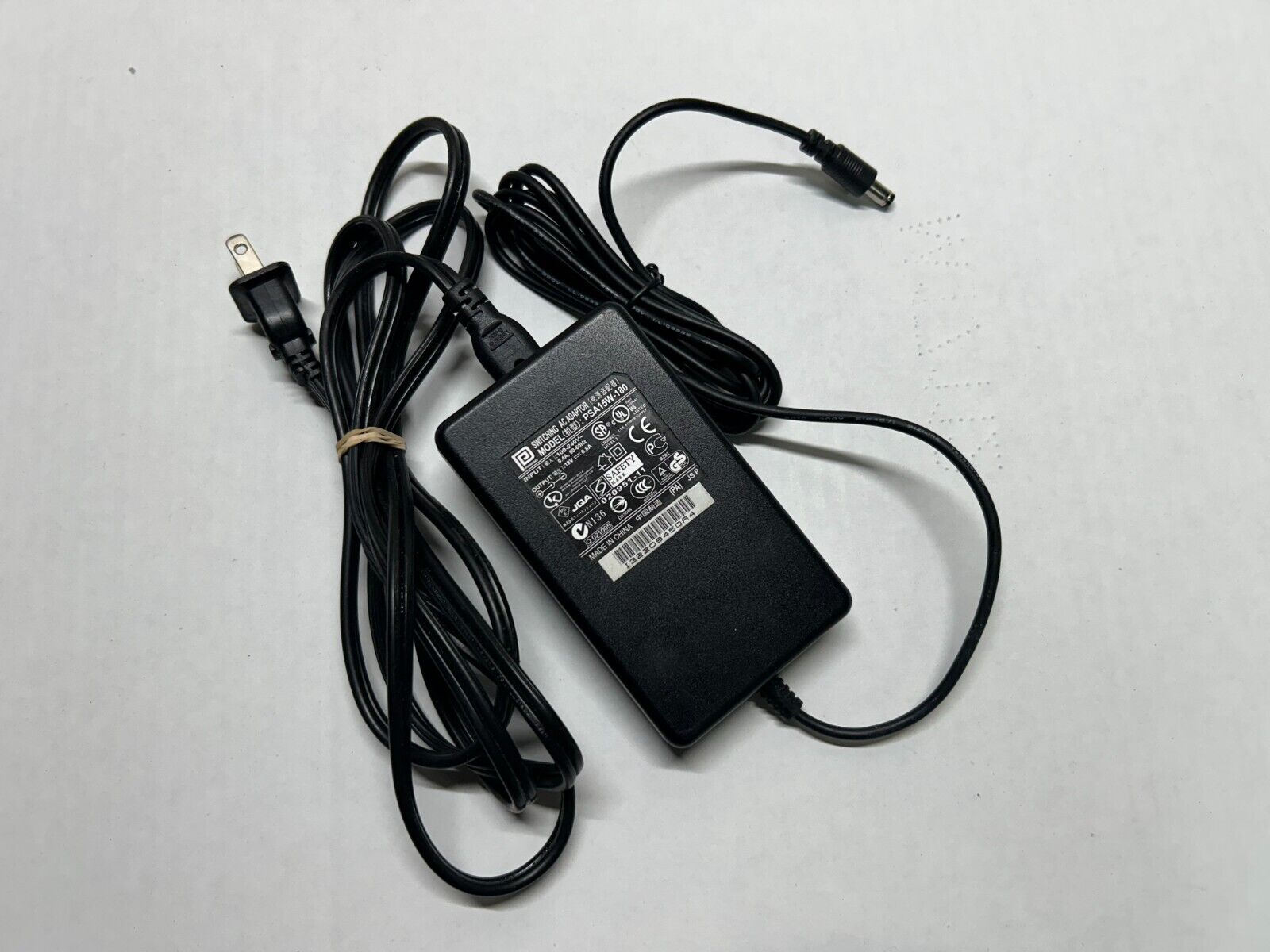 Genuine Power Supply AC/DC Adapter  18V 0.8A with 5.5mm Hollow Male PSA15W-180