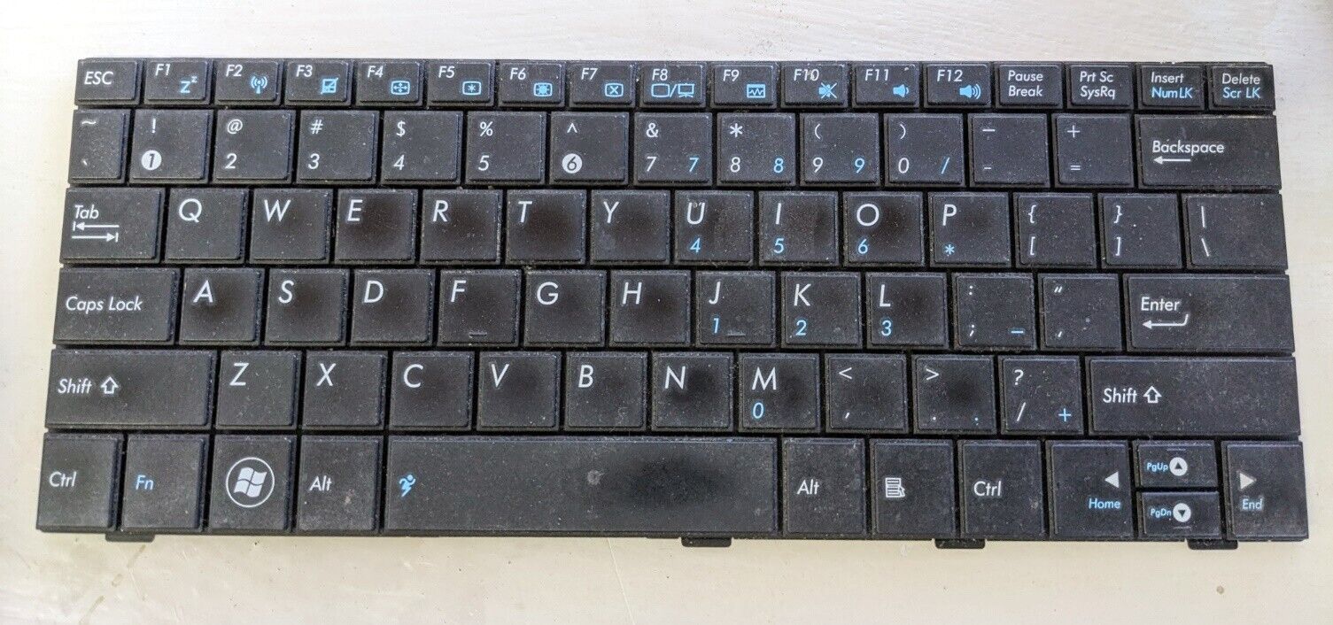 Genuine Asus Eee 1001PXD Laptop Keyboard 0KNA-192US13 04GOA192KUS11-3