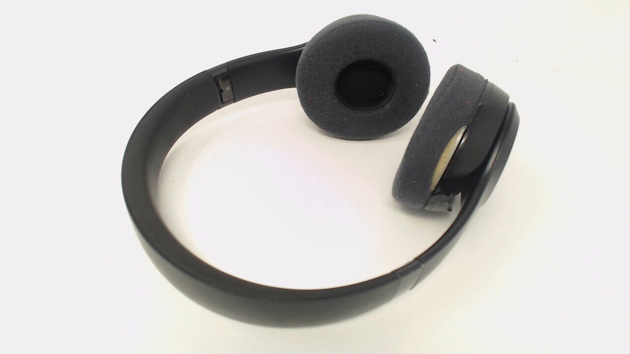 Beats Solo 3 Wireless A1796 Headphones Matte Black PEELED & TORN EARPADS