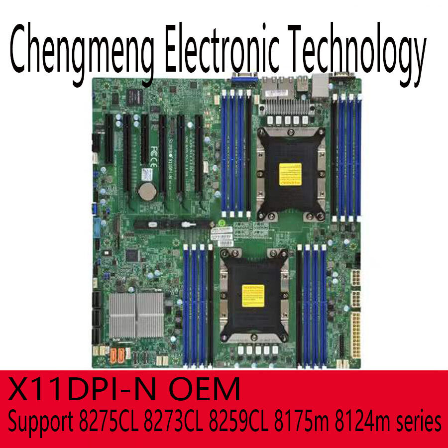 Supermicro x11dpi-n server motherboard supports platinum 8124m 8171m customized 