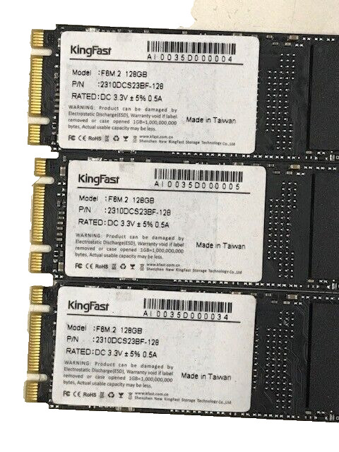 Lot of 3 | KingFast 128GB SSD