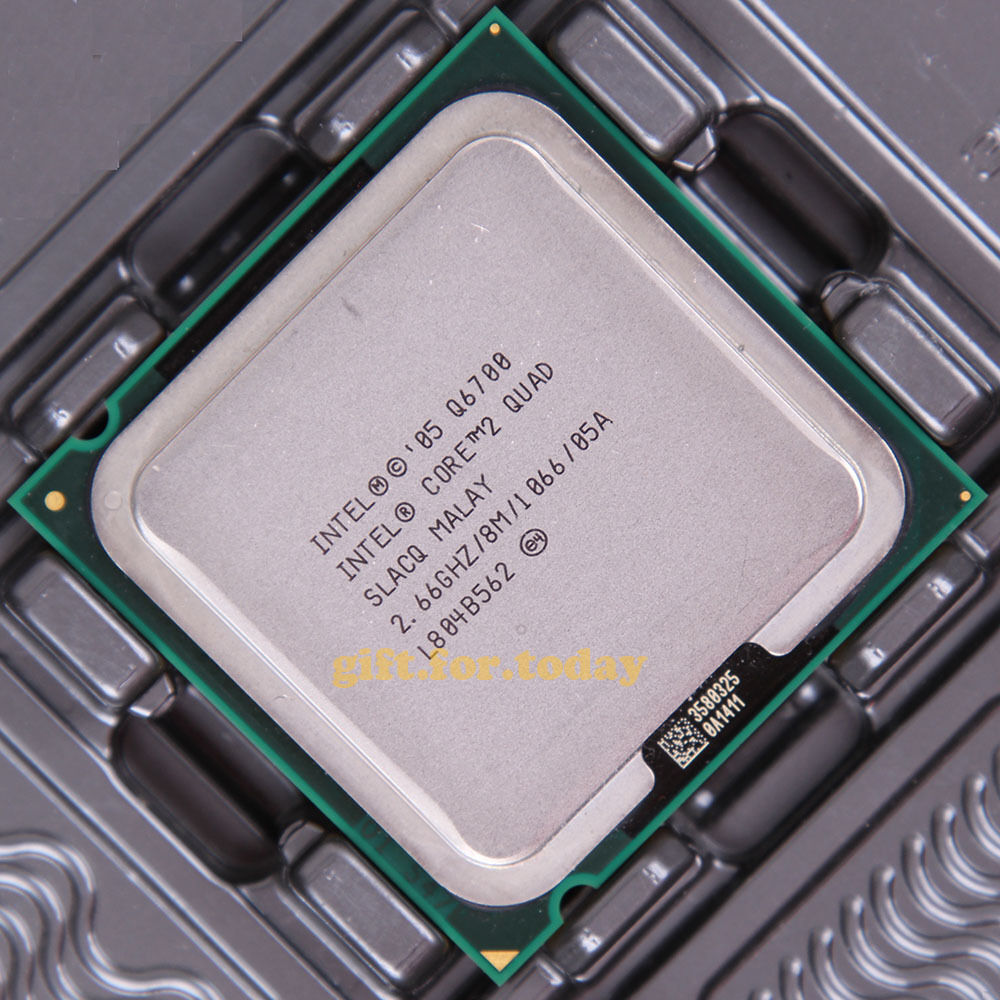 Intel Core 2 Quad Q6700 SLACQ 2.66 GHz Quad-Core Processor CPU (BX80562Q6700)