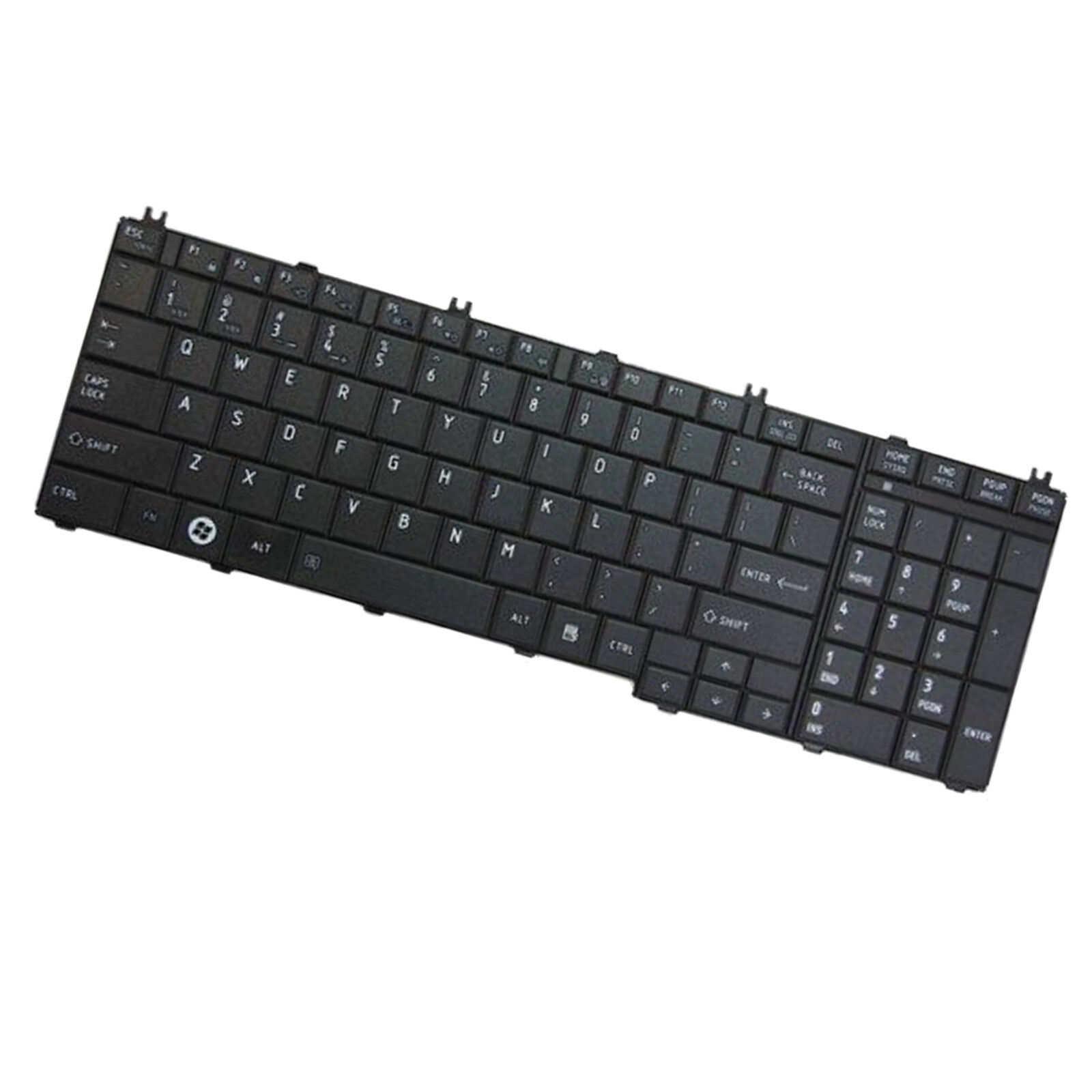 HQRP US Keyboard for Toshiba L775-S7250, L775D-S7132, L775D-S7135, L775D-S7206