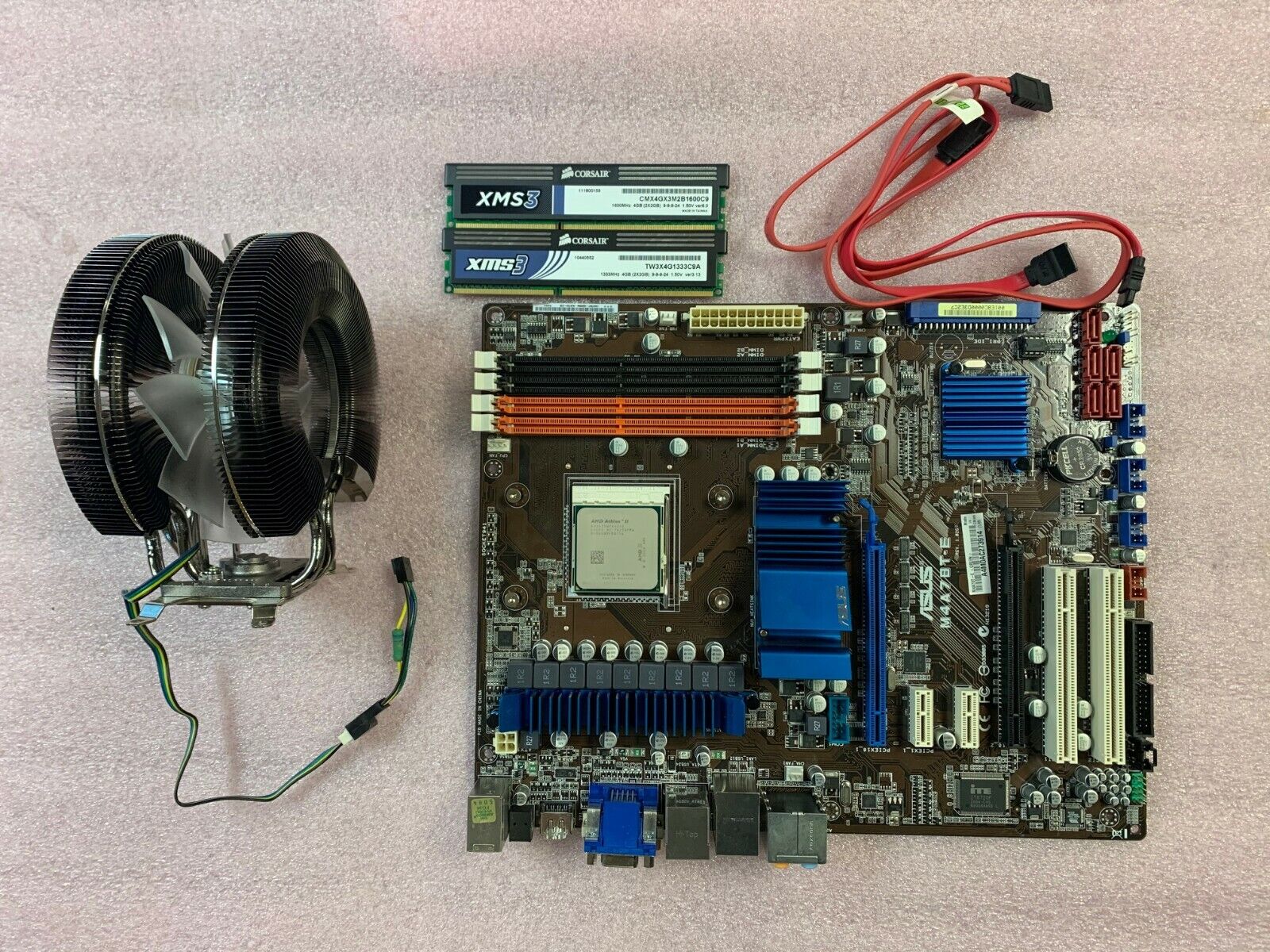 ASUS M4A7BT-E Motherboard w/ AMD Phenom II X4 630 CPU w/ FAN, 4 GB RAM Combo
