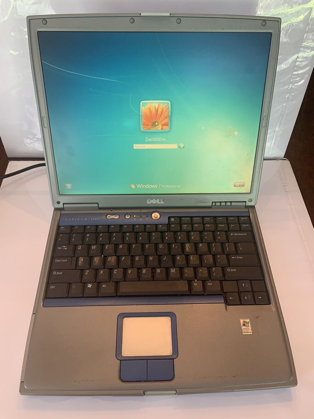 Vintage Dell Inspiron 600m 1.6GHz Notebook / 60GB HDD / 512MB RAM / Win7 Pro