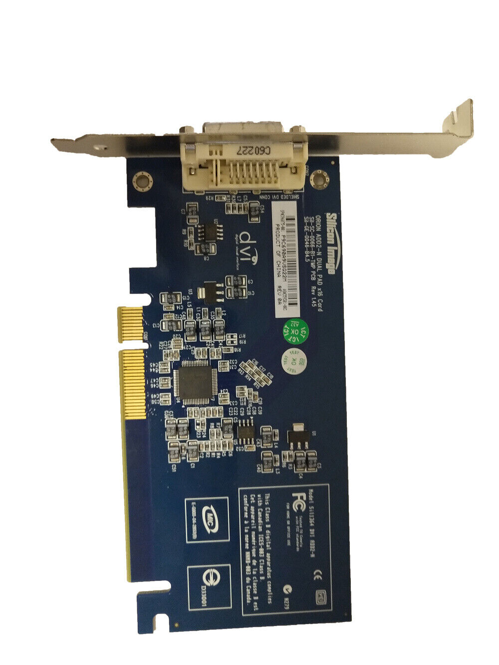 FOR HP ADD2-N SVDO DVI-D Dual Pad PCI-Express x16 Video Graphics Card 398333-001