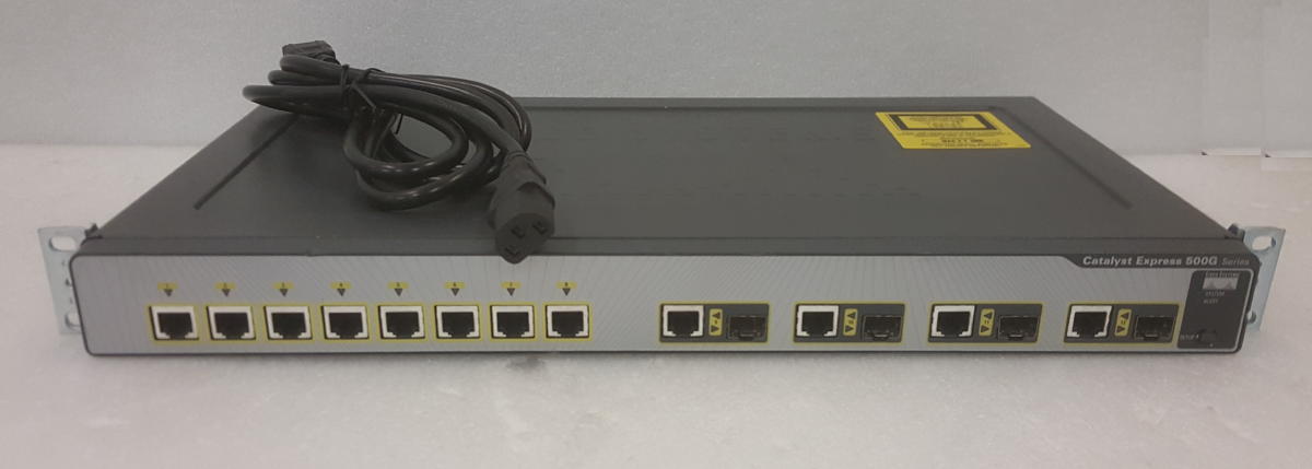 Cisco WS-CE500G-12TC 12 Port Switch 8 x 100/1000Base-T LAN 4 x 100/1000Base-T GE