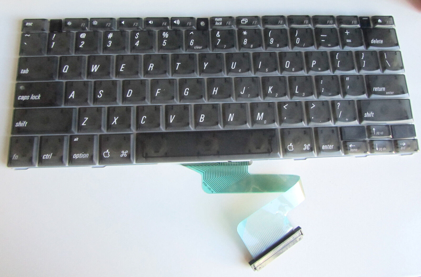 Vintage Genuine Macbook Keyboard mid-2000s 2-3 Keys Broken 10 3/4\