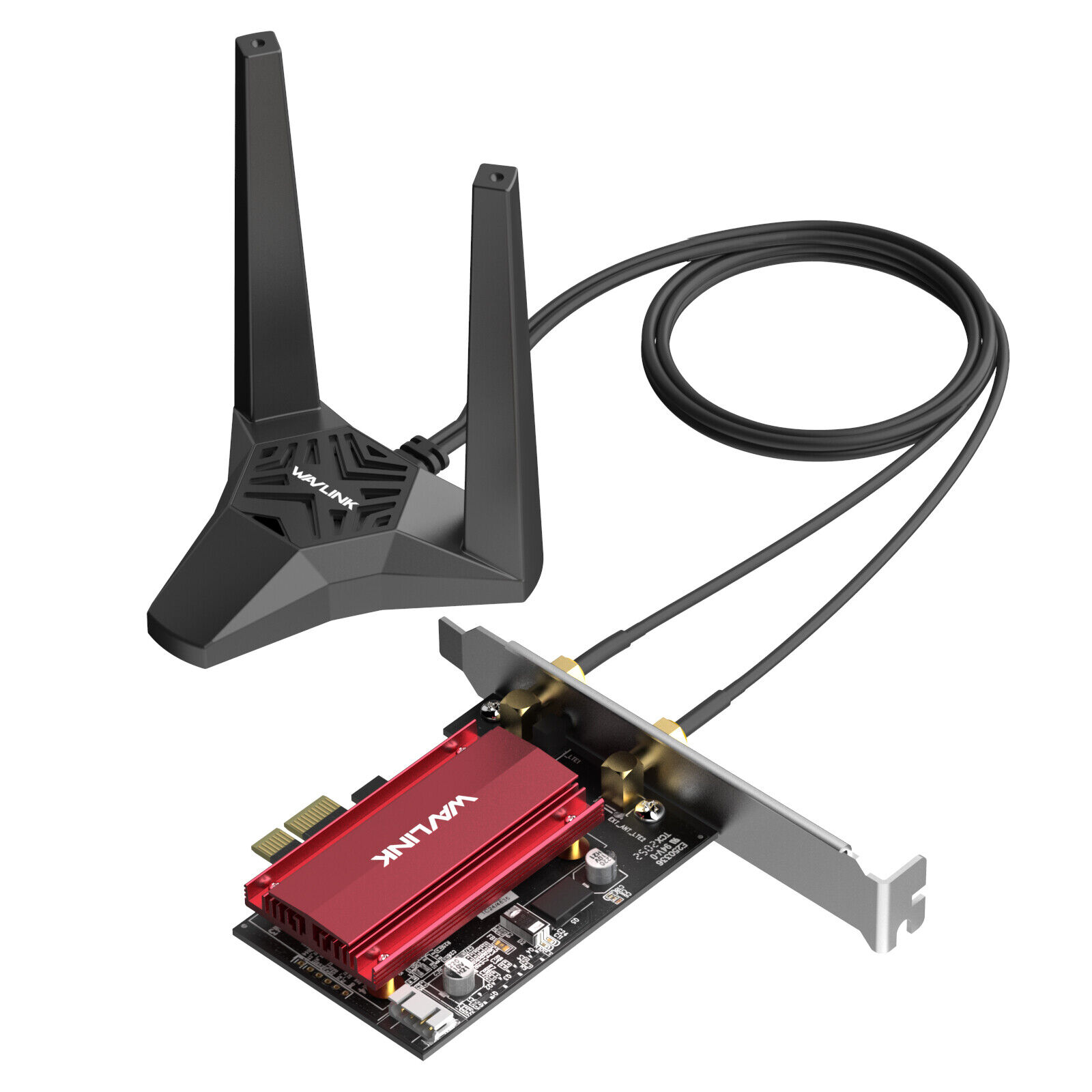 AX3000 6E PCIe WiFi Card Tri-Band (2.4/5/6Ghz) Network Adapter Bluetooth 5.2