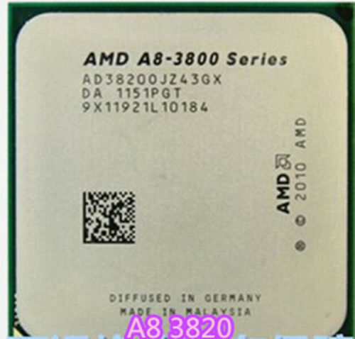AMD A8-Series Quad-core A8-3800 A8-3820 A8-3850 A8-3870 Socket FM1 905PIN CPU