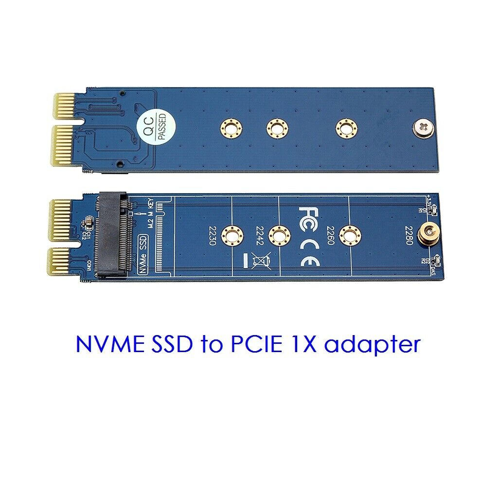 NGFF M.2 NVME SSD to PCIE 1X adapter card test card card reader