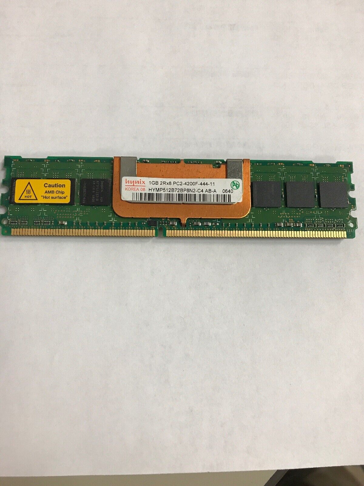 HYMP512B72BP8N2-C4 AB-A  1GB Server ECC RAM Memory DDR2 FBDIMM 533MHz