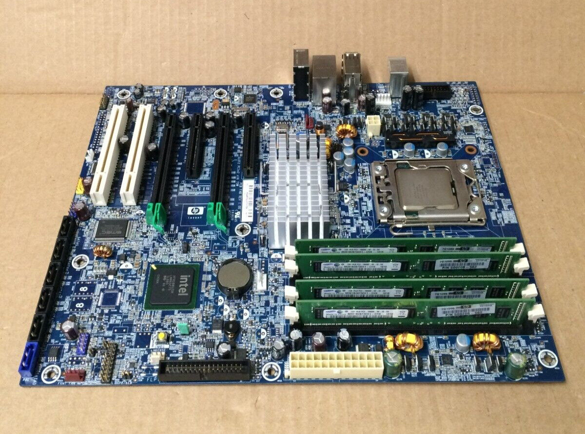 HP Z400 Workstation Motherboard 461438-001 w/Intel Xeon W3520 And 4GB Memory