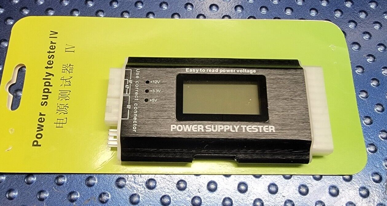 Power Supply Tester w/LCD Display - open box