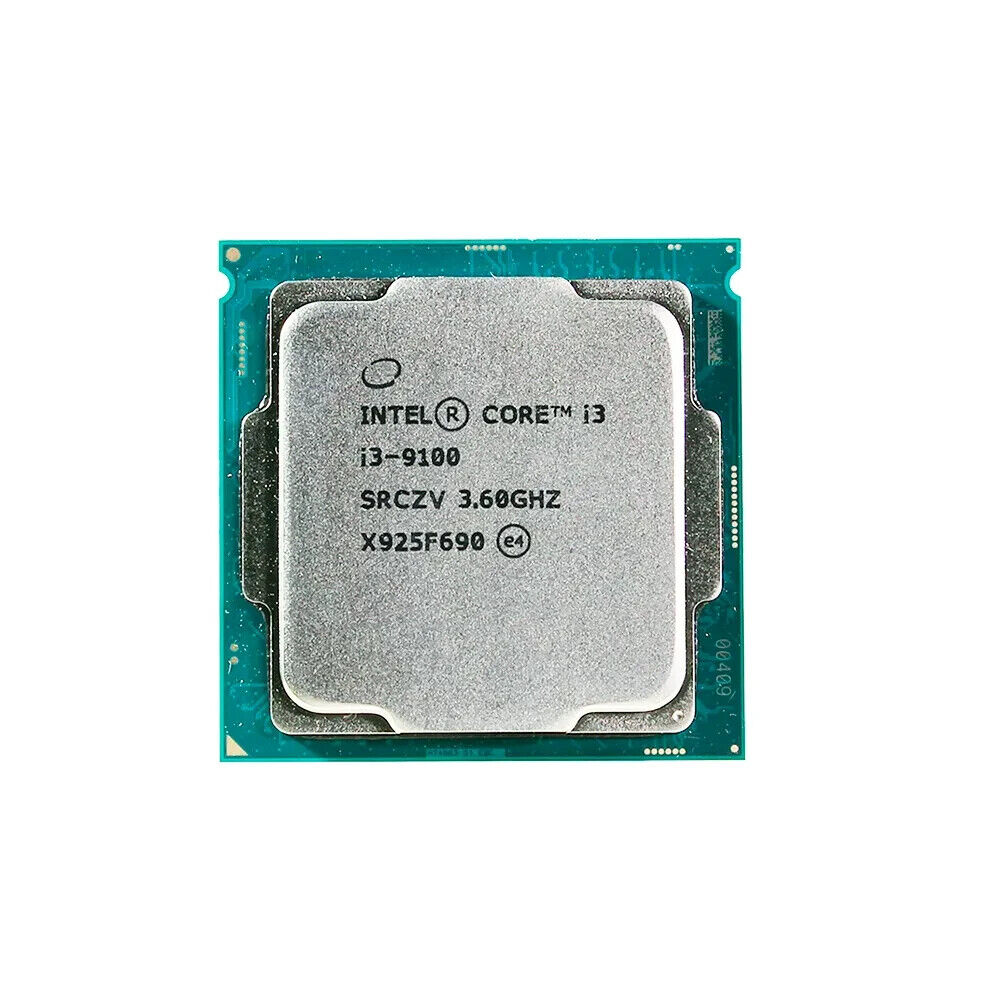 SRCZV  Intel Core i3-9100 3.6 GHz (4.2 GHz Turbo) LGA 1151 Graphics 630 CPU USE