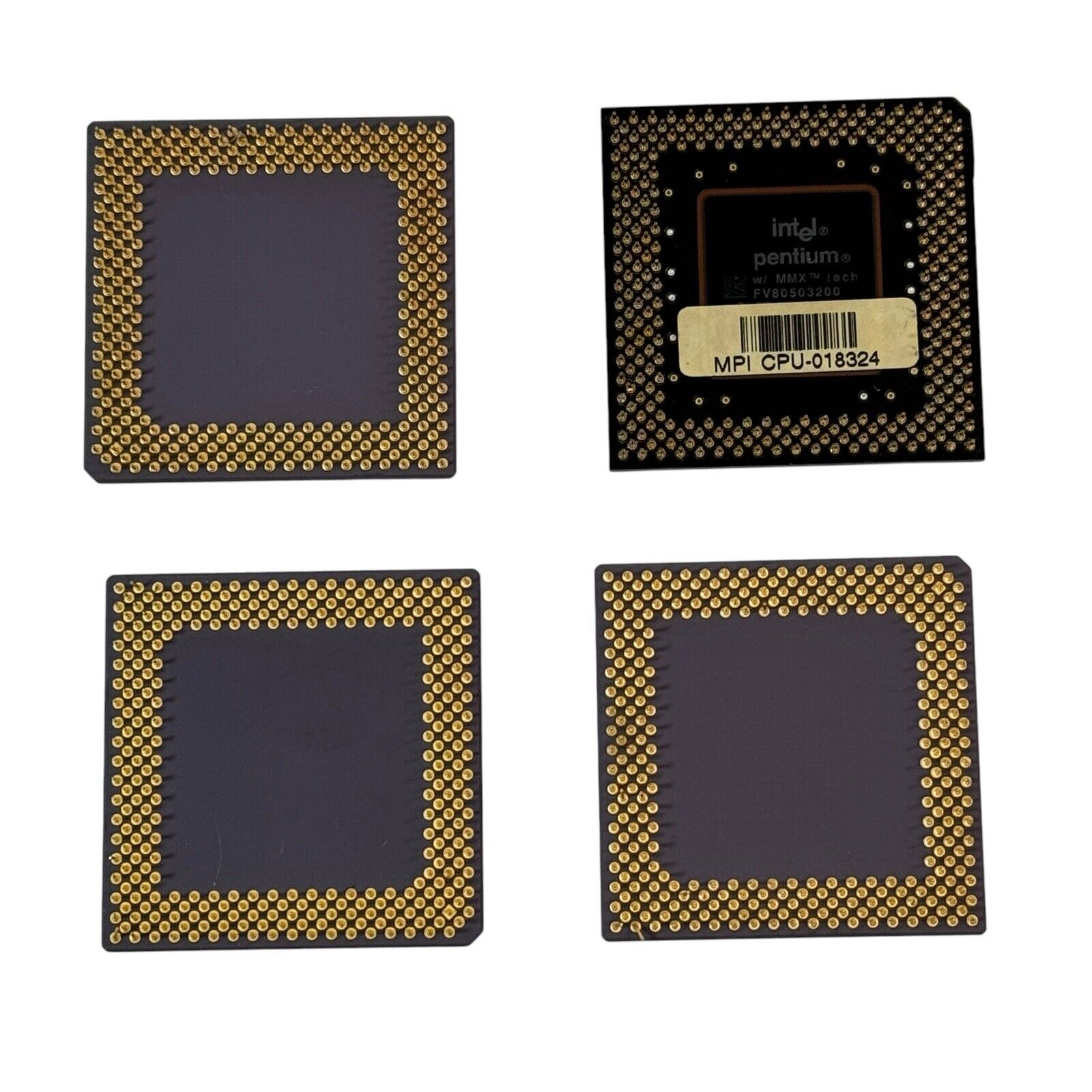 AMD-K6 333/350/450 CPU & Intel W/MMX Vintage 1990’s GOLD